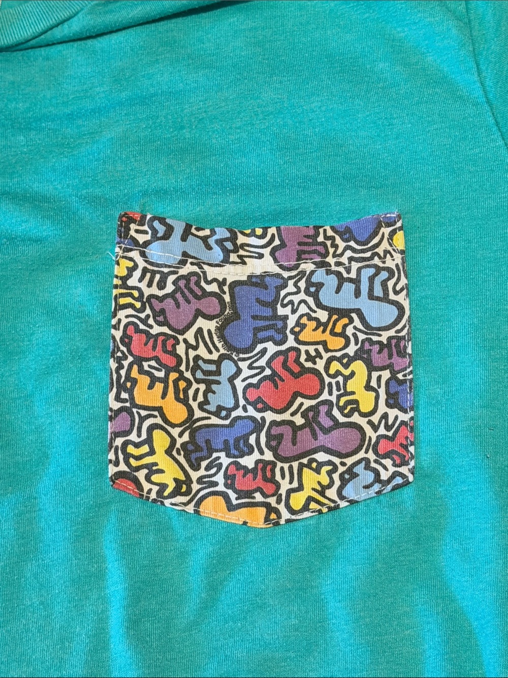 UO - Junk Food Keith Haring Pocket Tee - Picture 4 of 5